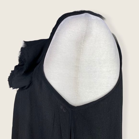 Twelve by Twelve Black Rose A-Line Sleeveless Top - Picture 4 of 13